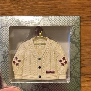 Taylor Swift Red Cardigan Ornament